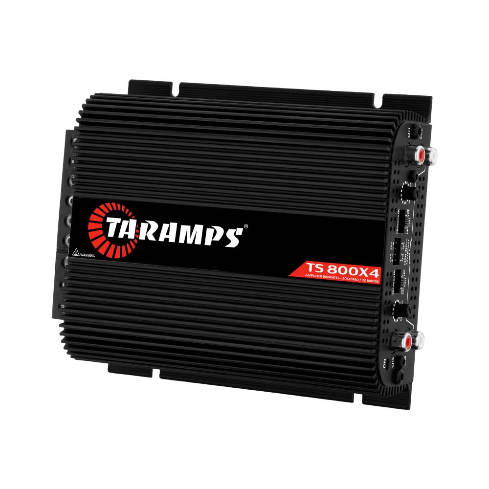 Black 800W RMS 4 Channel Class D Car Amplifier A4983
