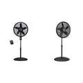 Oscillating Pedestal Fans with Adjustable Height, Timer, Remote Control and 3 Speeds L154258