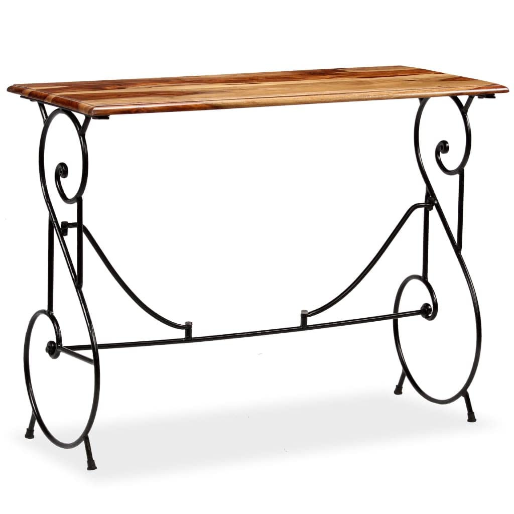 Solid Sheesham Wood Console Table W73078