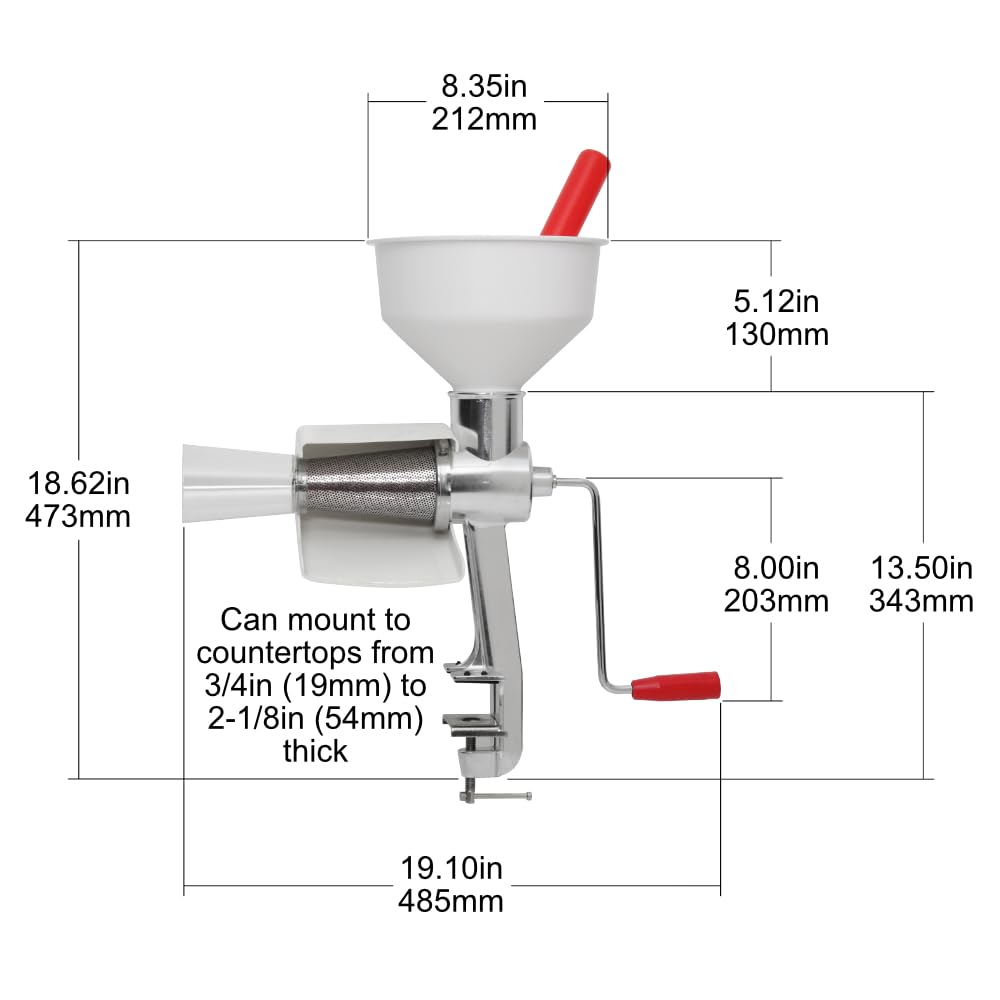 Tomato Sauce Maker Food Strainer W472614