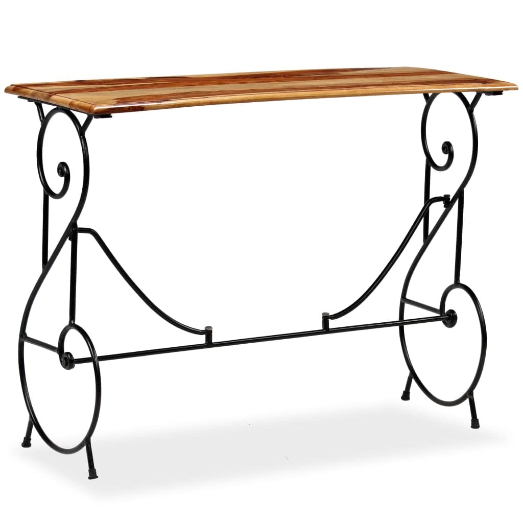 Solid Sheesham Wood Console Table W73078