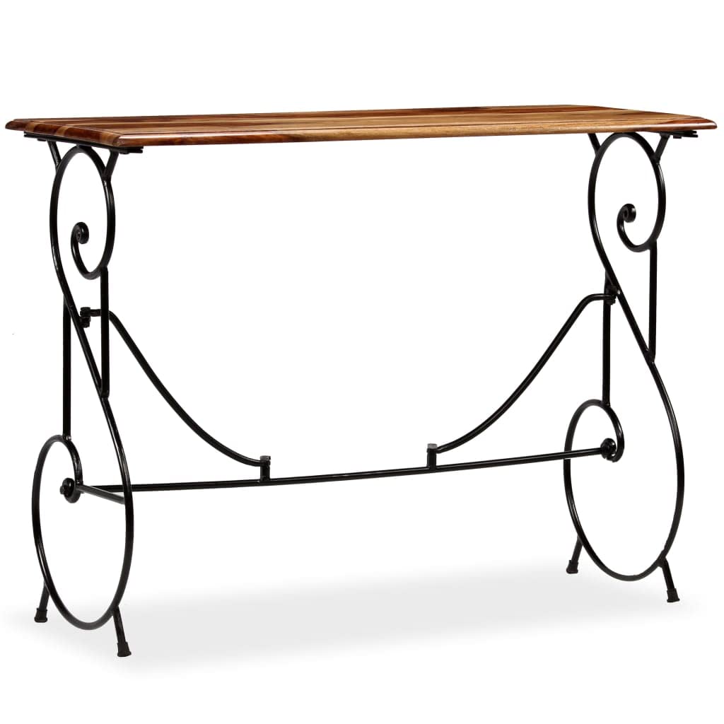 Solid Sheesham Wood Console Table W73078