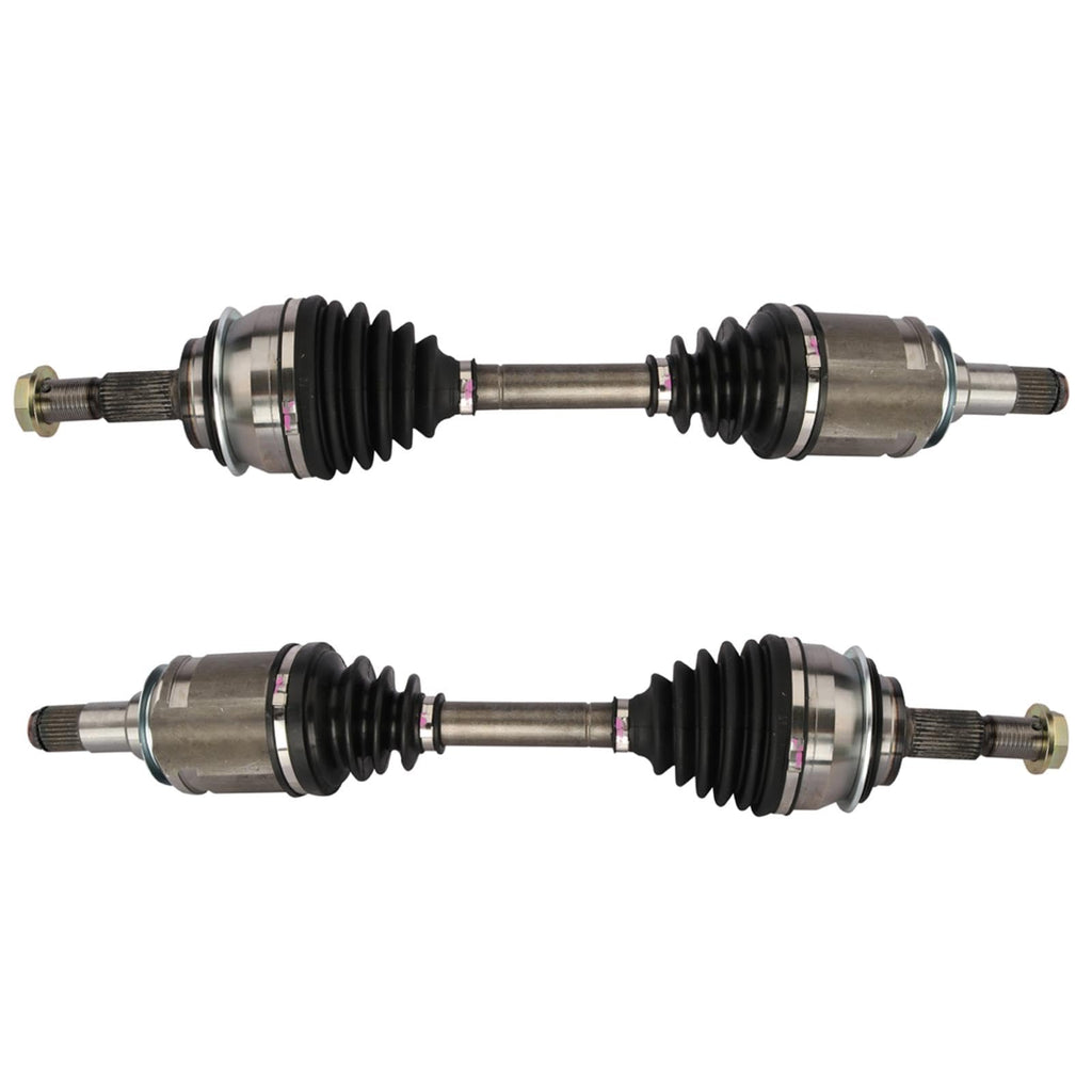 Front 2 Piece CV Axle Shaft Assembly Set X414