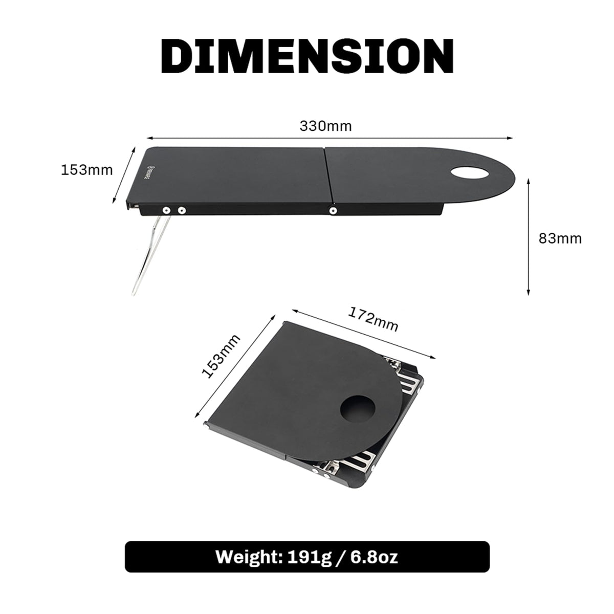 Ultralight Folding Aluminum Alloy Table G25597