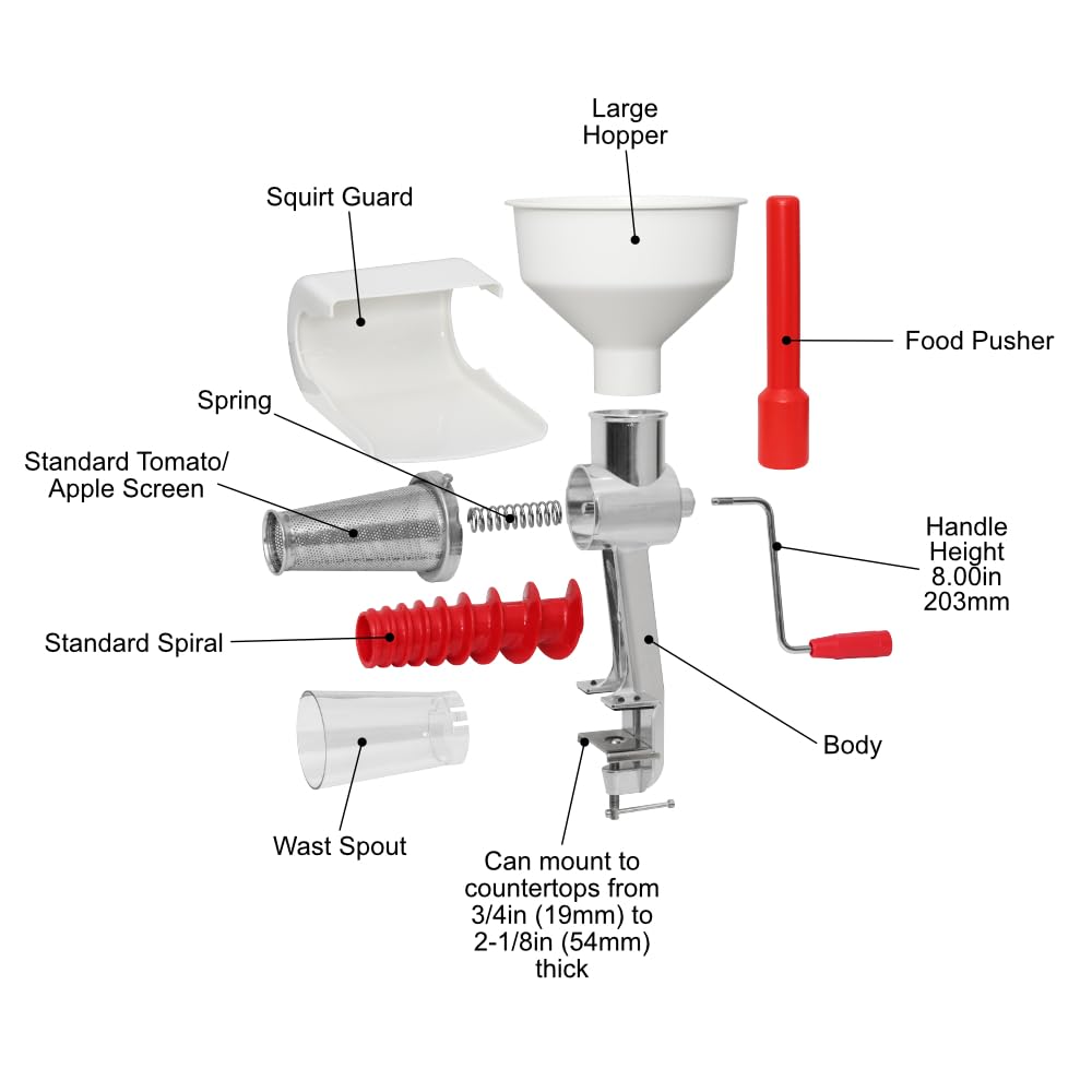 Tomato Sauce Maker Food Strainer W472614