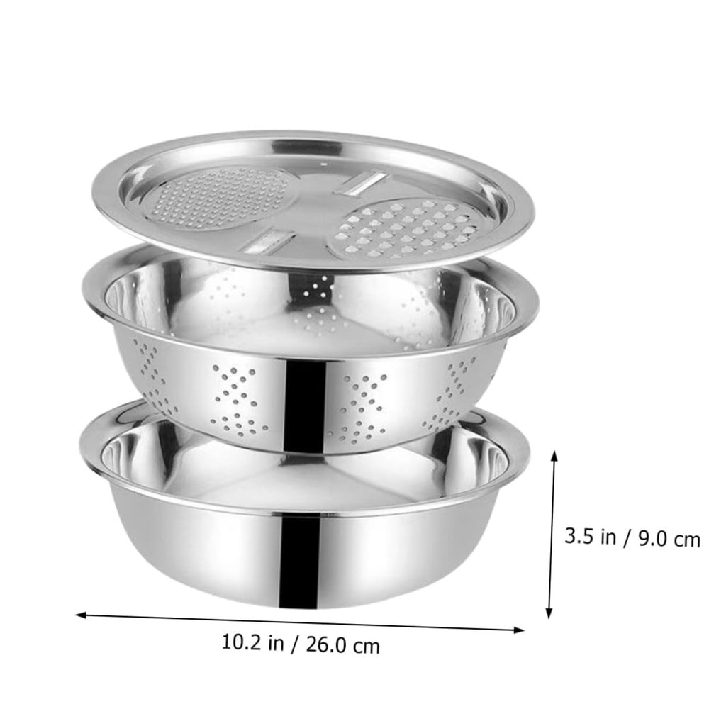 Metal Vegetable Washing Basket Strainer Bowl W197784