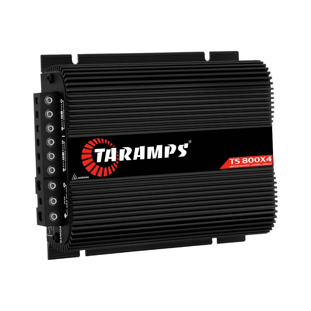 Black 800W RMS 4 Channel Class D Car Amplifier A4983