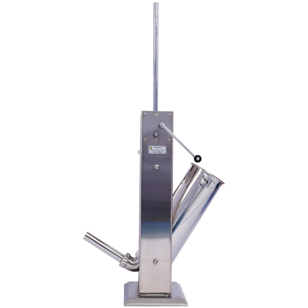 Stainless Steel Vertical Sausage Stuffer 15LB/7L with 4 Stuffing Tubes G547