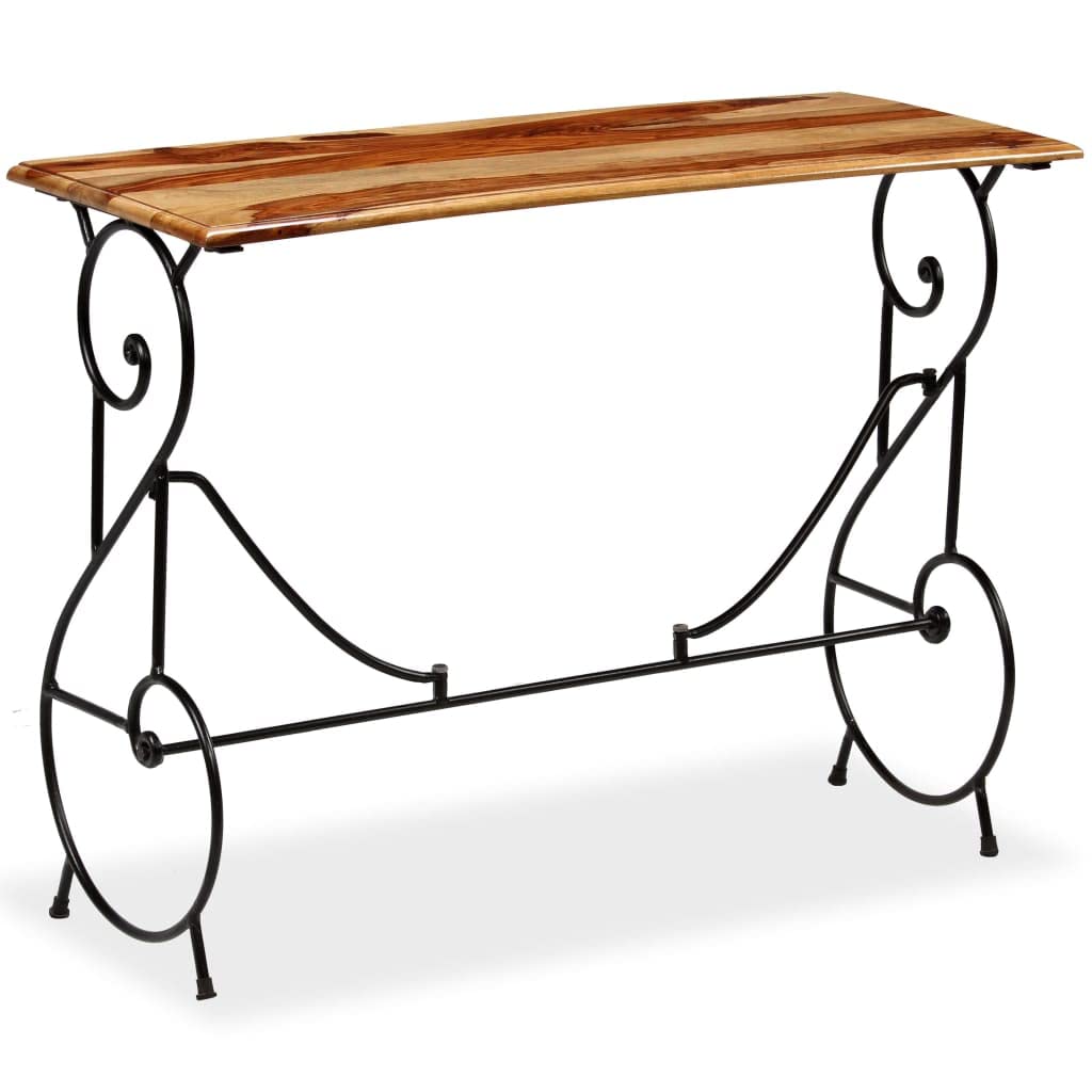 Solid Sheesham Wood Console Table W73078