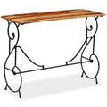 Solid Sheesham Wood Console Table W73078