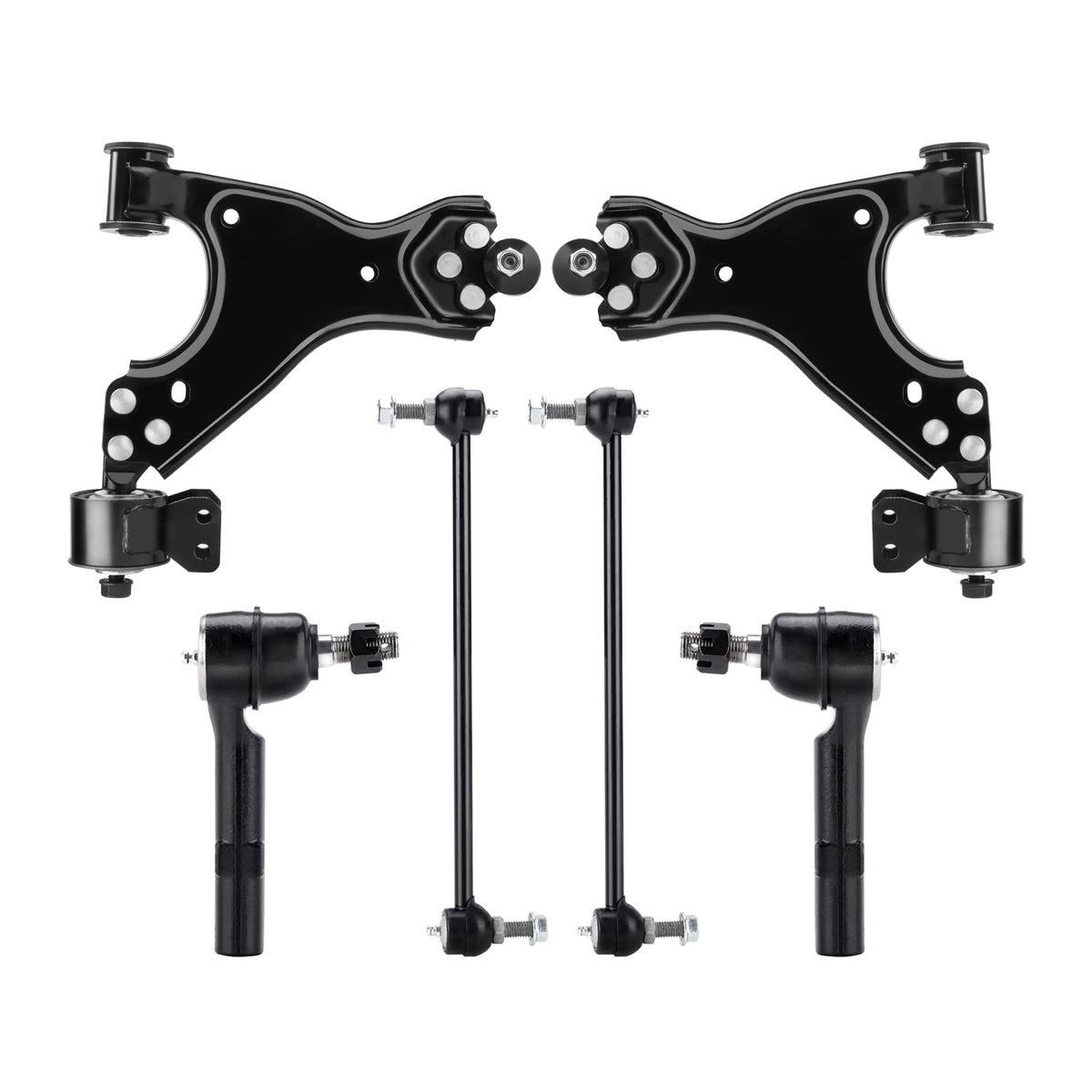 Front Lower Control Arms Suspension Kit 6pc Set with Ball Joints F59282