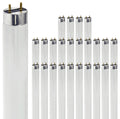 24 Inch T8 Fluorescent Tube Light Bulb 17W 3500K Neutral White G13 Bi-Pin Base Pack of 25 K3021
