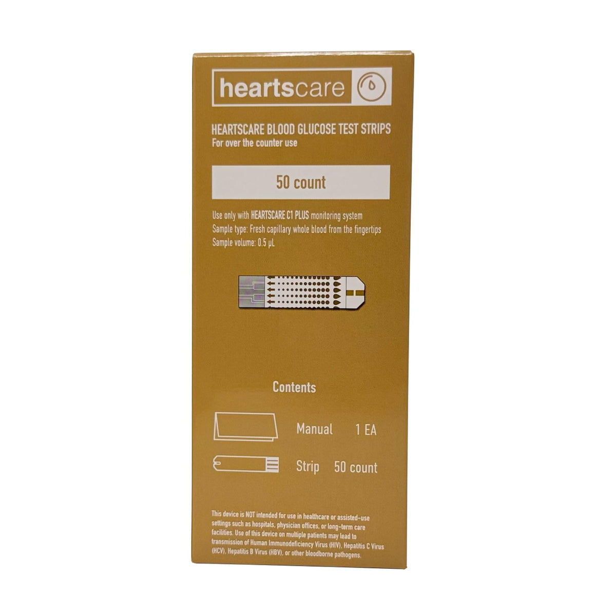 Blood Glucose Test Strips 50 Counts P18191