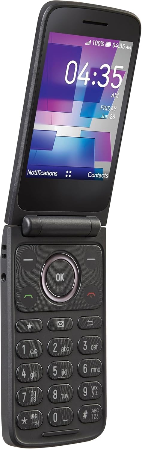 4G LTE Flip Phone 16GB Stone Gray Y456