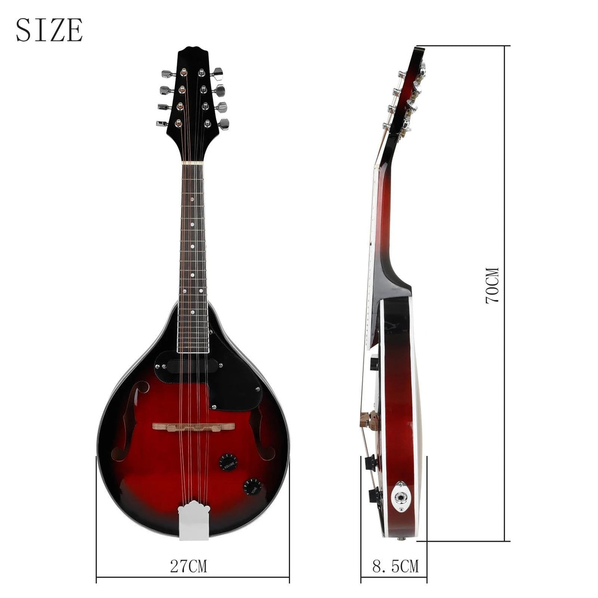 8-String Electric Guitar with Bag E799363