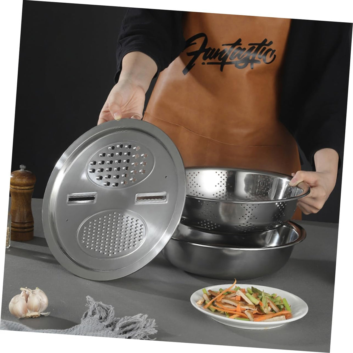 Metal Vegetable Washing Basket Strainer Bowl W197784