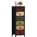 Tall 6 Drawer Fabric Dresser H1294