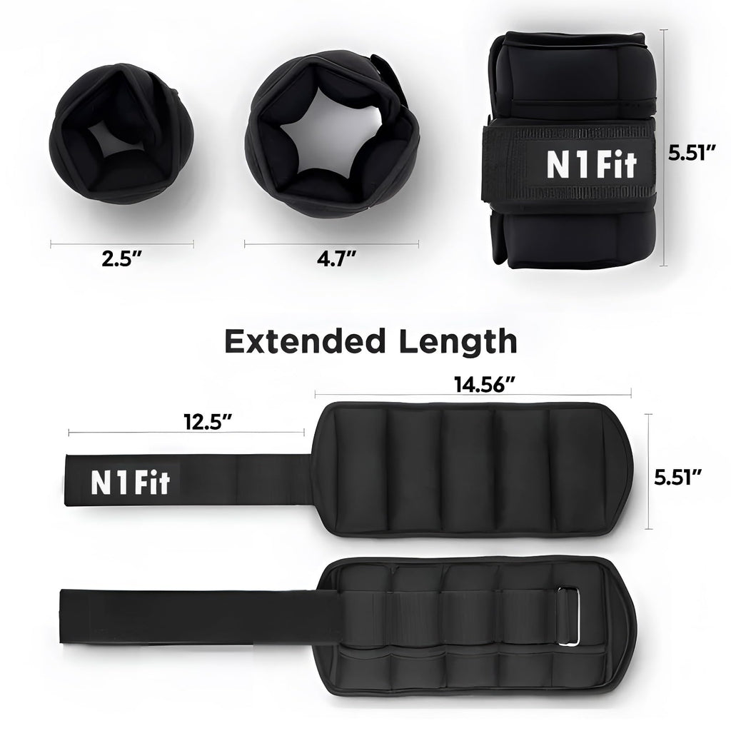 10lbs/Pair Adjustable Ankle Weights W680