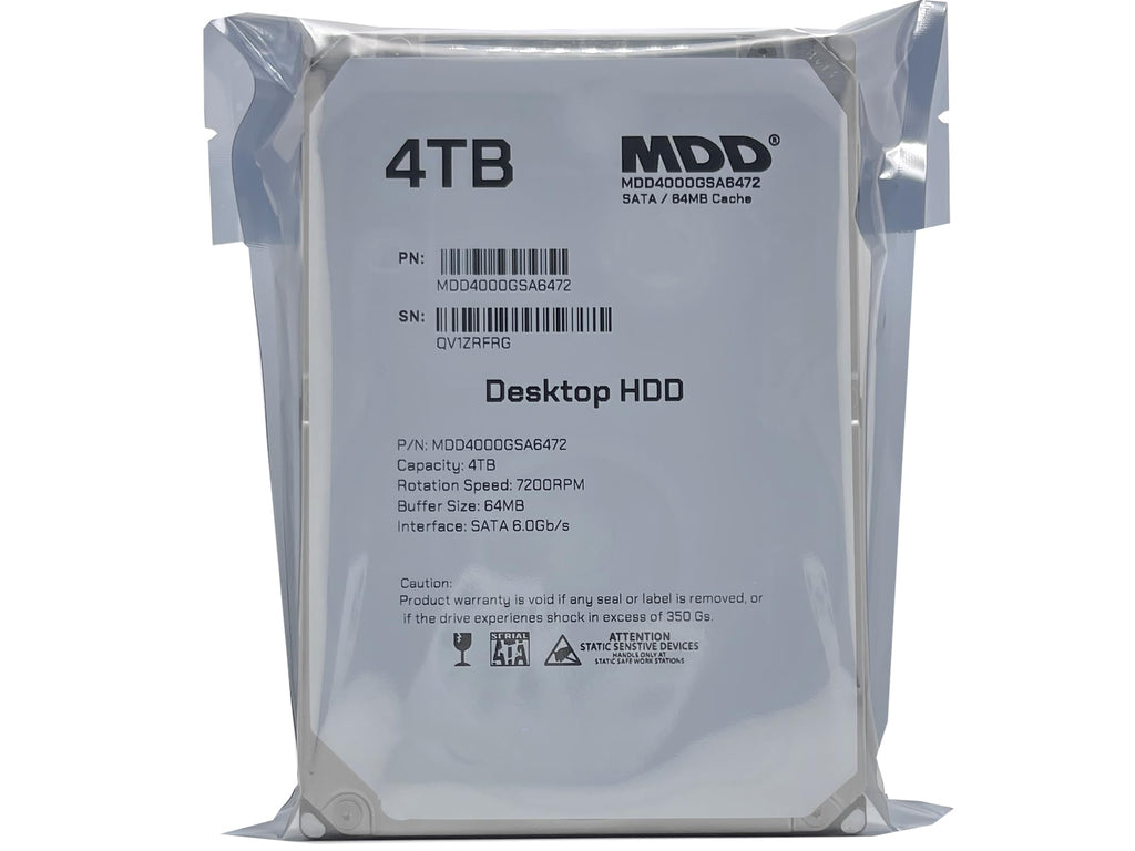 4TB 7200RPM 64MB Cache SATA 6.0Gb/s 3.5inch Internal Desktop Hard Drive B91505