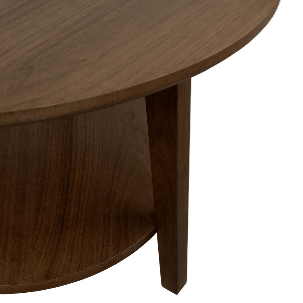 2-Tier Round Wood Coffee Table V632380