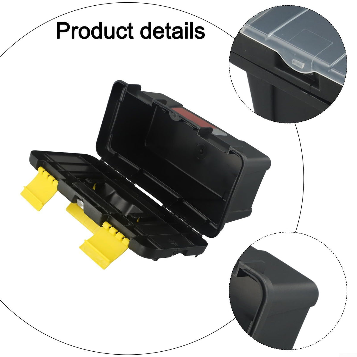10-Inch Two-Layer Plastic Toolbox A143498