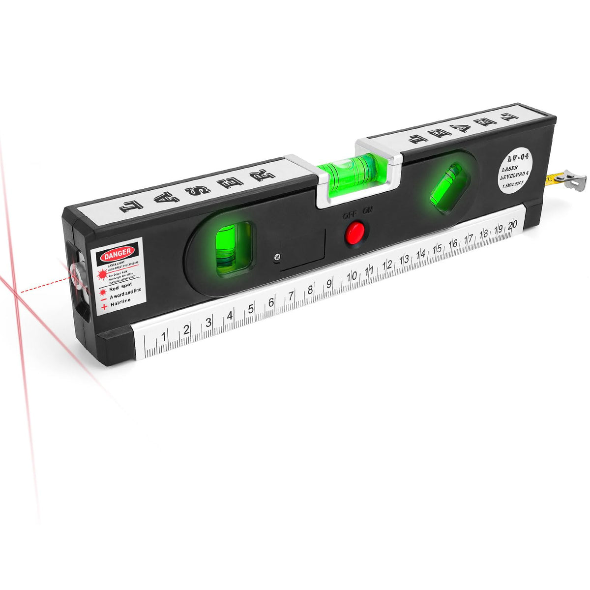 4-in-1 Laser Level with Tripod Magnetic D505