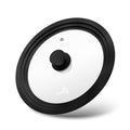 Tempered Glass Pot Lid with Silicone Rim, 10.5", 11" and 12" S329326