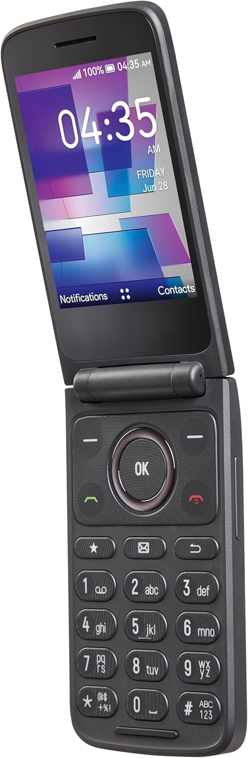 4G LTE Flip Phone 16GB Stone Gray Y456