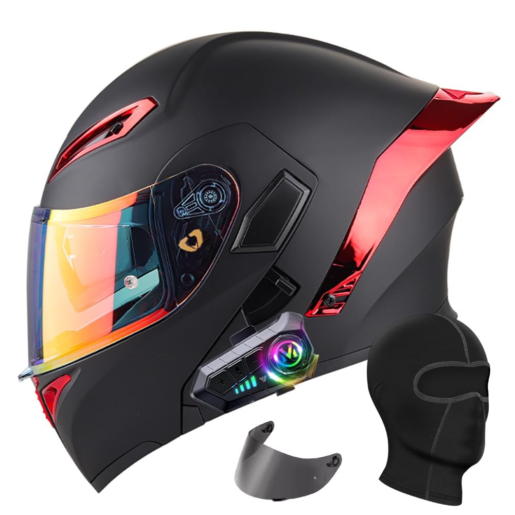 DOT Approved Flip up Full Face Modular Motorcycle Helmet X4757