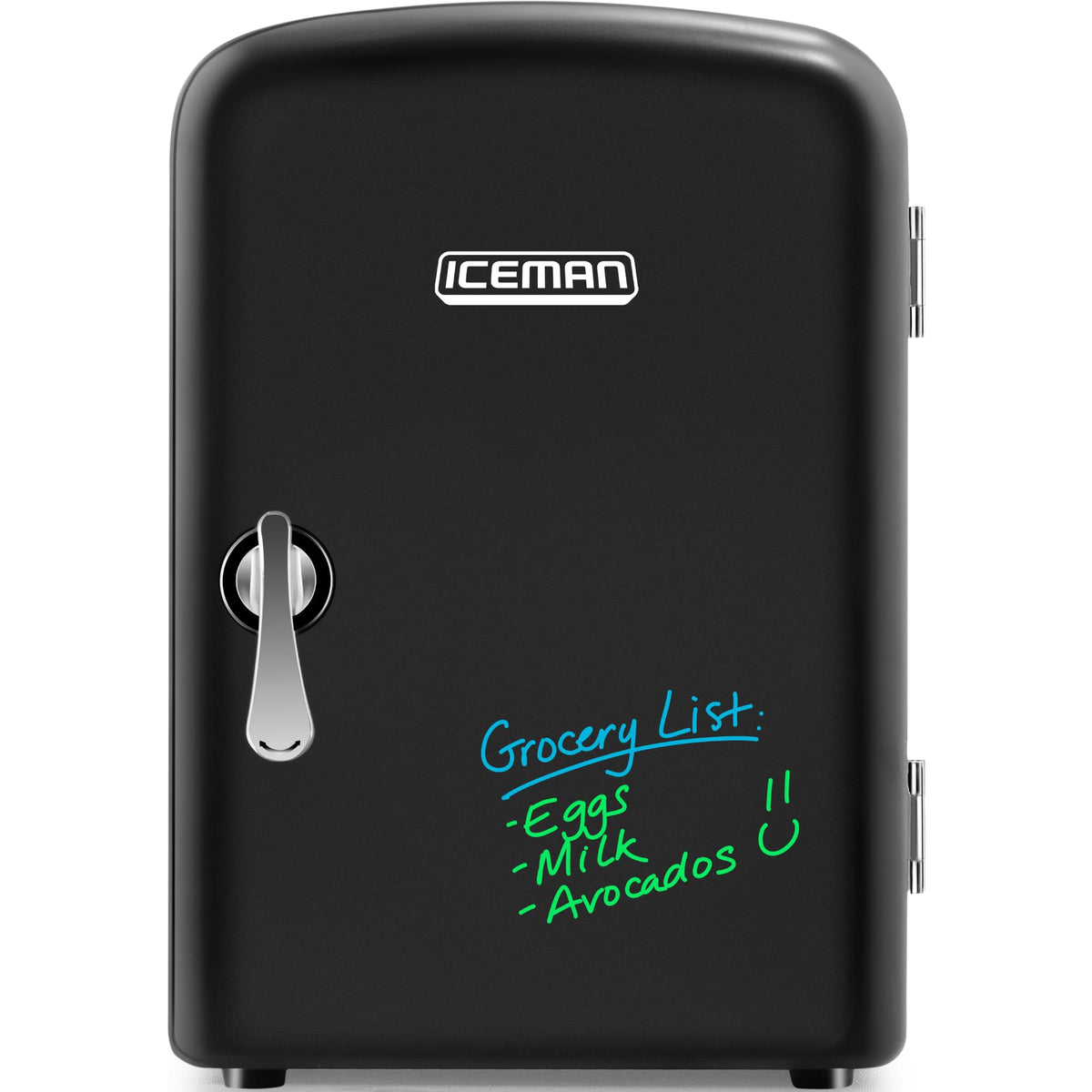 Portable 4 Liter Mini Fridge, Cools & Heats, Black I5003
