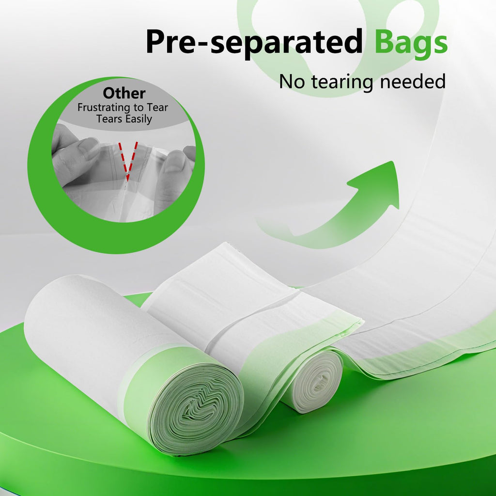 40 Count Cat Litter Box Liners with Drawstring E156