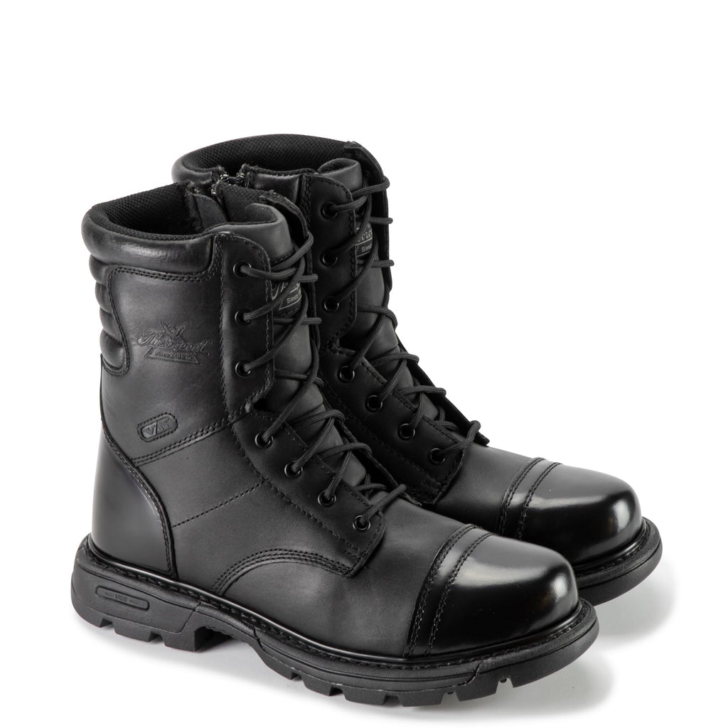 8" Side-Zip Leather Tactical Boots T6055