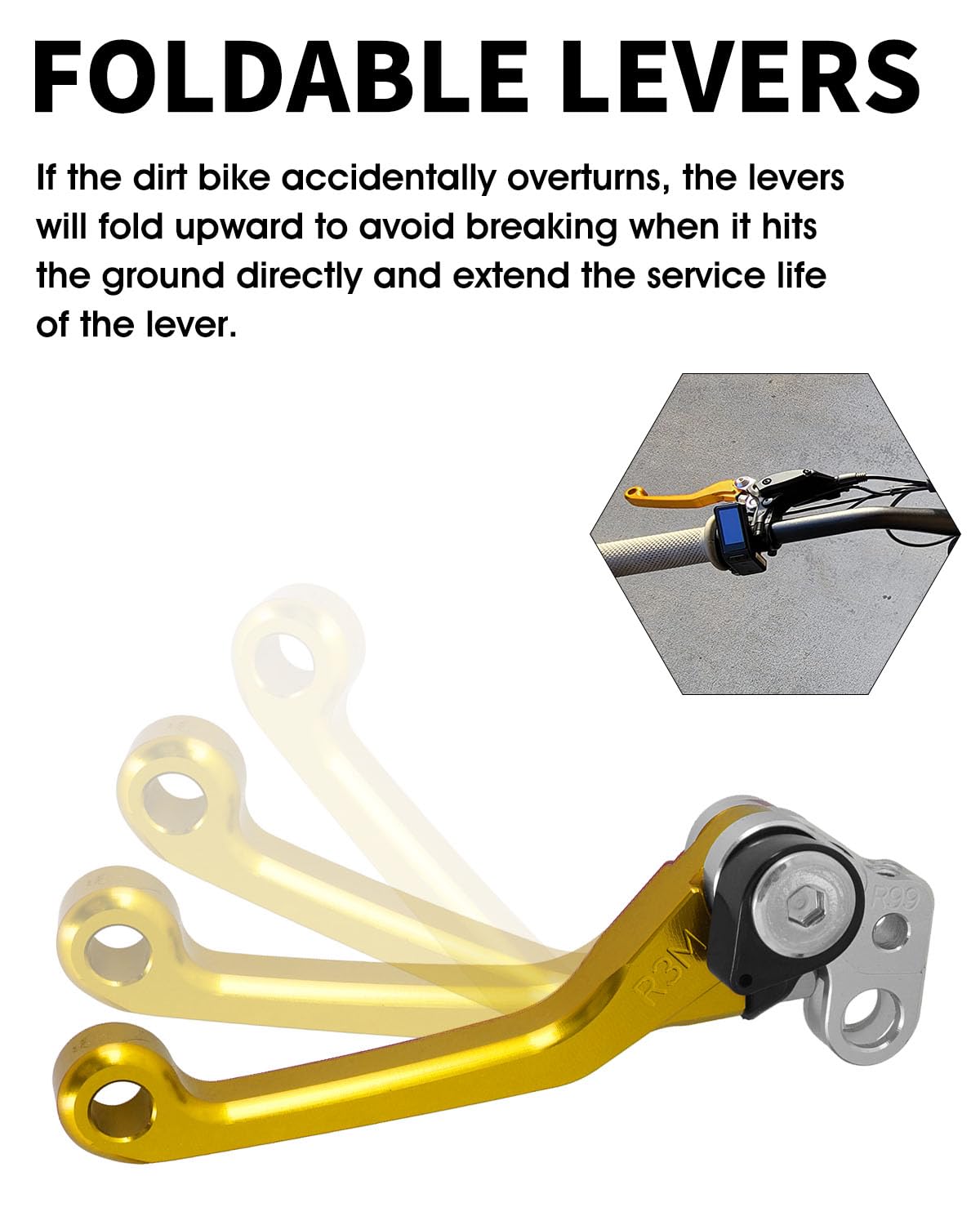 Electric Dirt Bike Brake Levers Q181