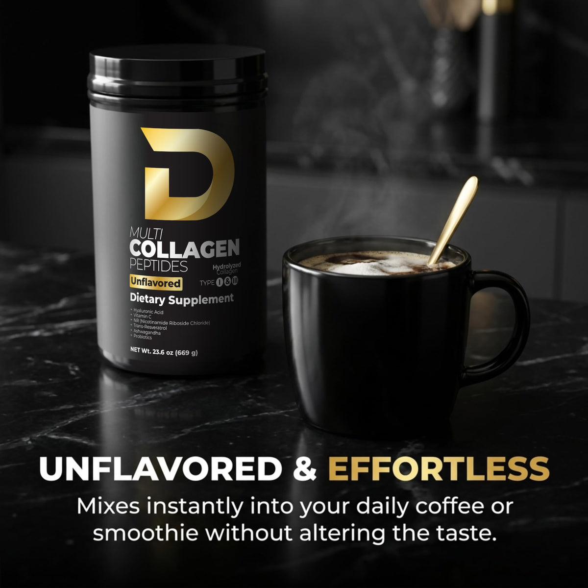 Multi Collagen Peptides Powder Unflavored 30 Servings K713