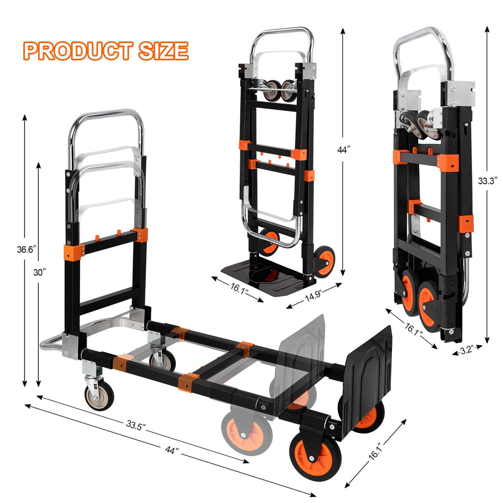 3-in-1 Folding Hand Truck Dolly Q43851