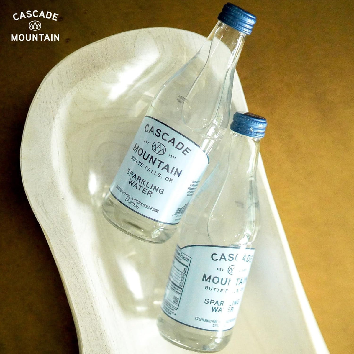 Sparkling Mineral Water in Glass Bottle 12oz 12 Pack P93845