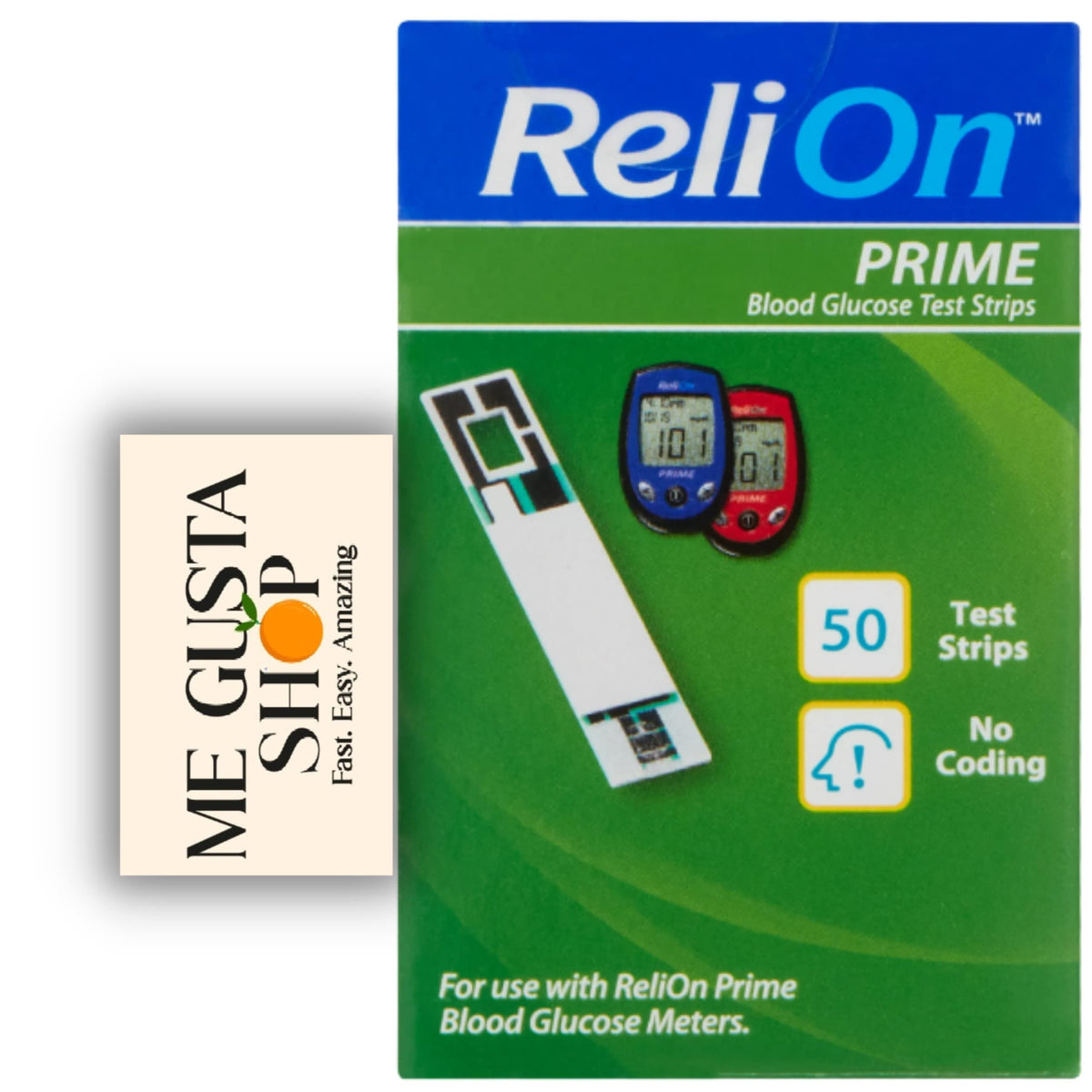 Blood Glucose Test Strips, 50 Count G289