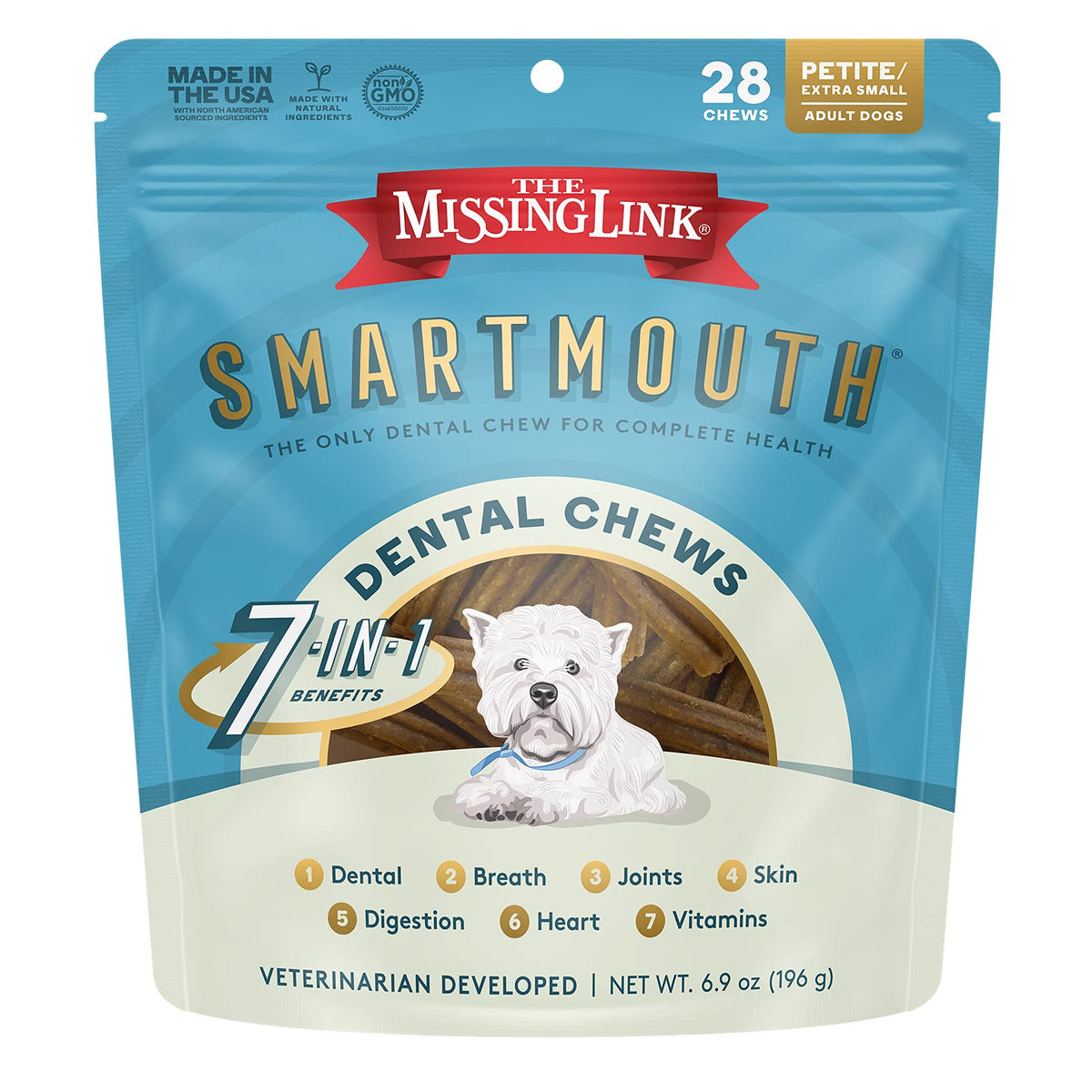 Vet Developed Dental Chew Treats 28 Ct E810