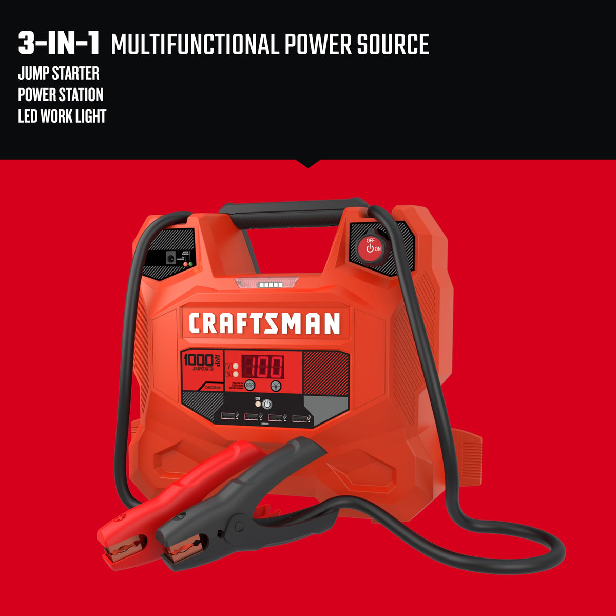 Car Battery Jump Starter and Portable Power Station S144