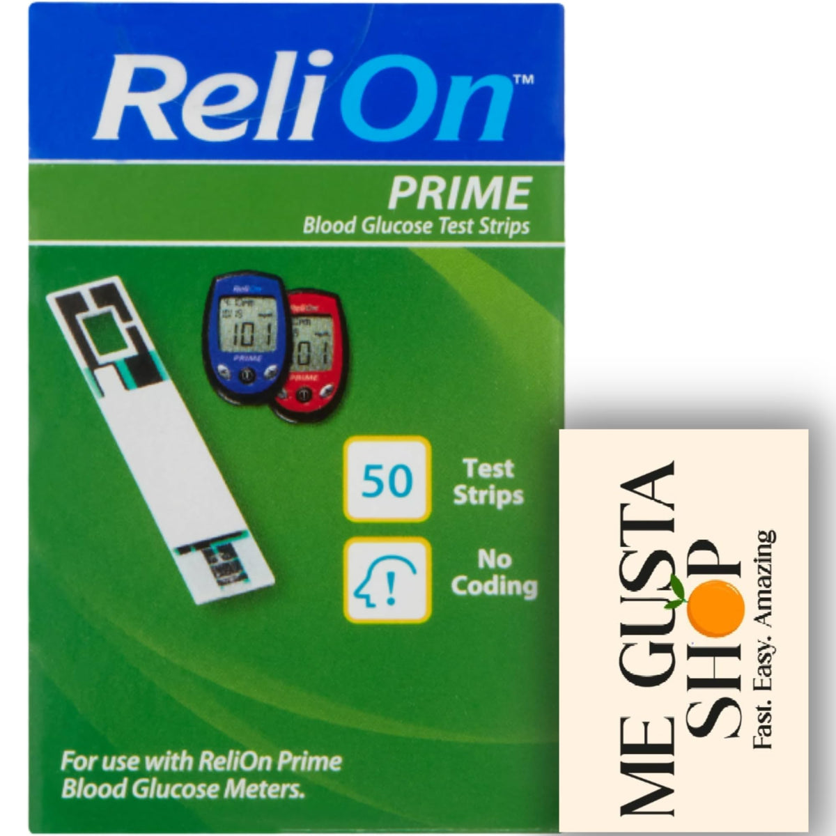 Blood Glucose Test Strips, 50 Count G289
