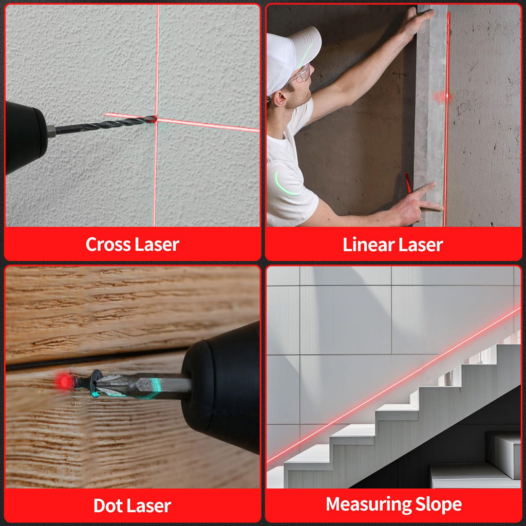 4-in-1 Laser Level with Tripod Magnetic D505