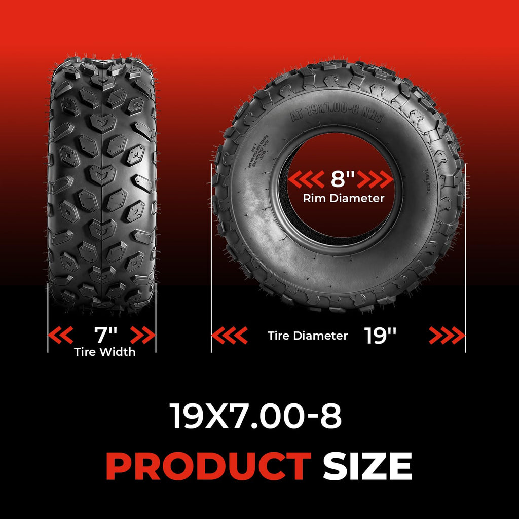 19x7-8 ATV/UTV Tires Set of 2 H62685