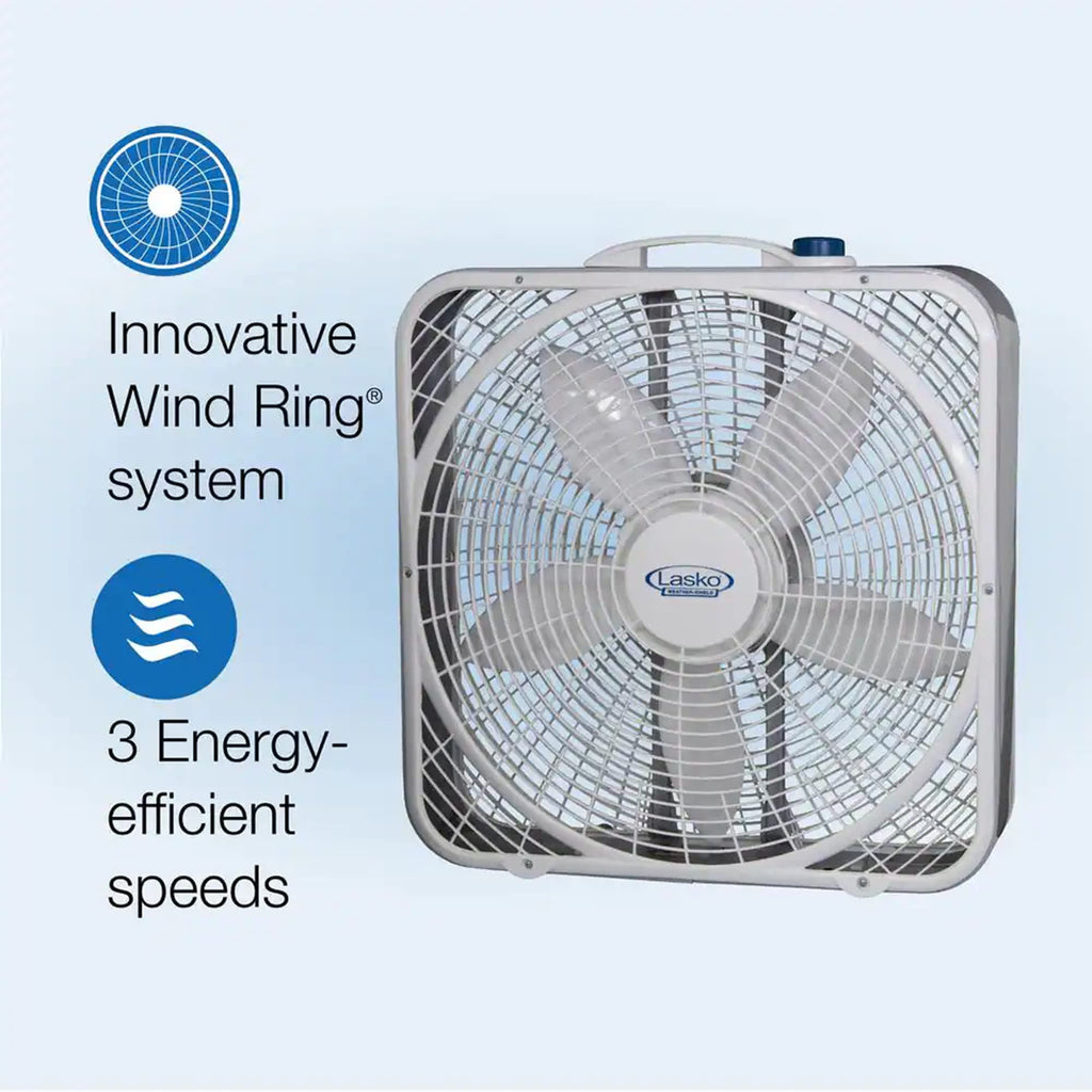 20" 3-Speed Box Fan C636929