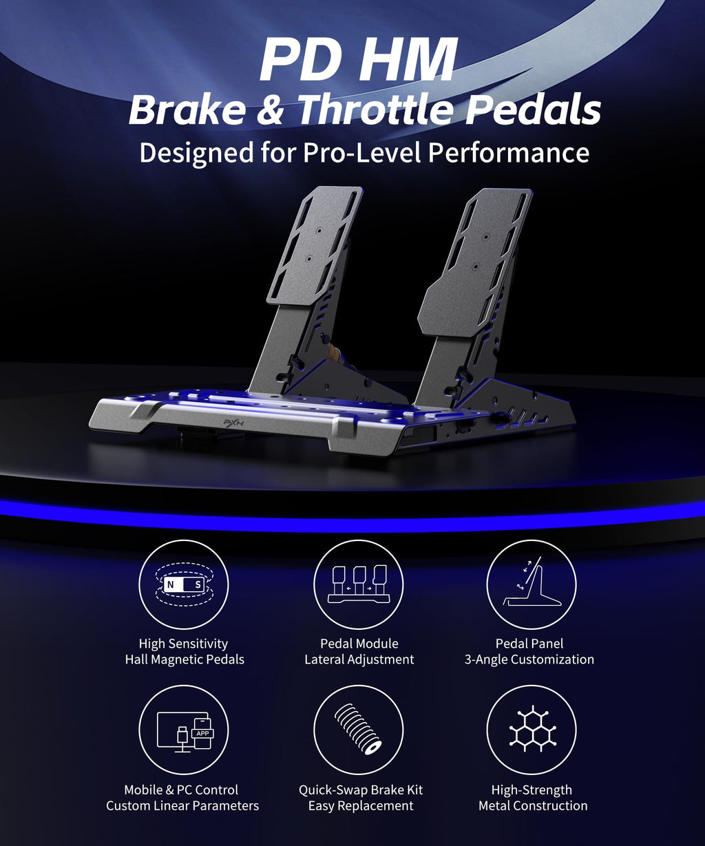 Sim Racing Pedals 2-Pedal Set F37732