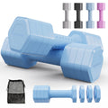 Adjustable 4 in 1 Dumbbell Set of 2, 5 lb Q71342