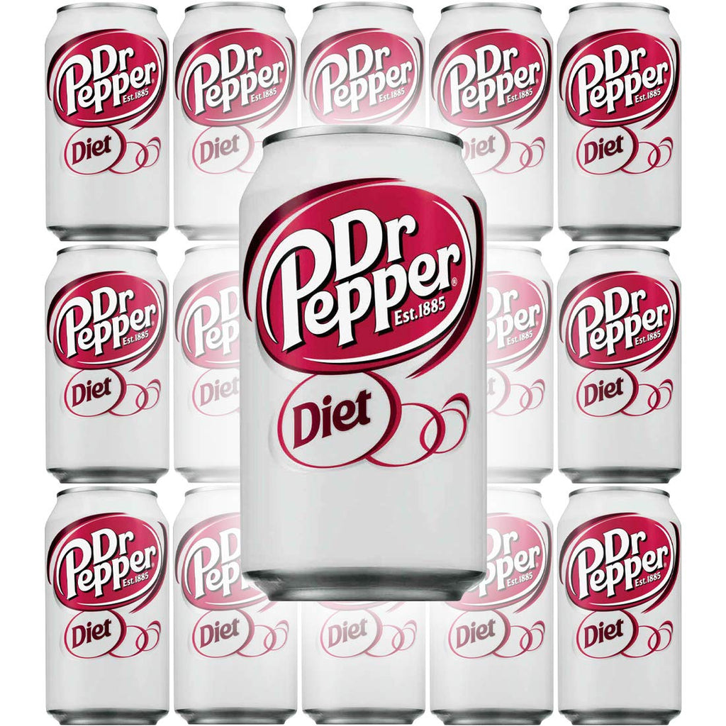 Diet Dr Pepper Soda 12 Fl Oz Cans Pack of 15 G942