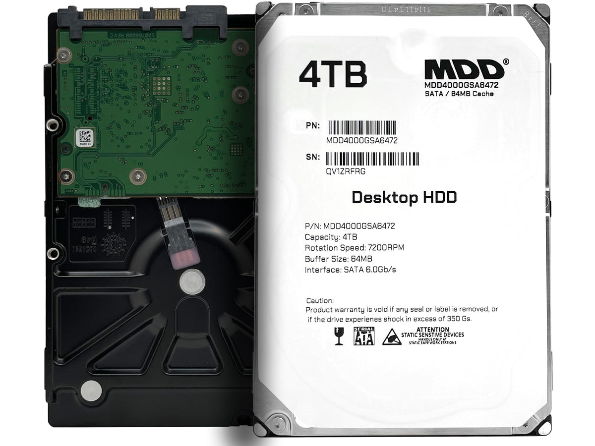 4TB 7200RPM 64MB Cache SATA 6.0Gb/s 3.5inch Internal Desktop Hard Drive B91505