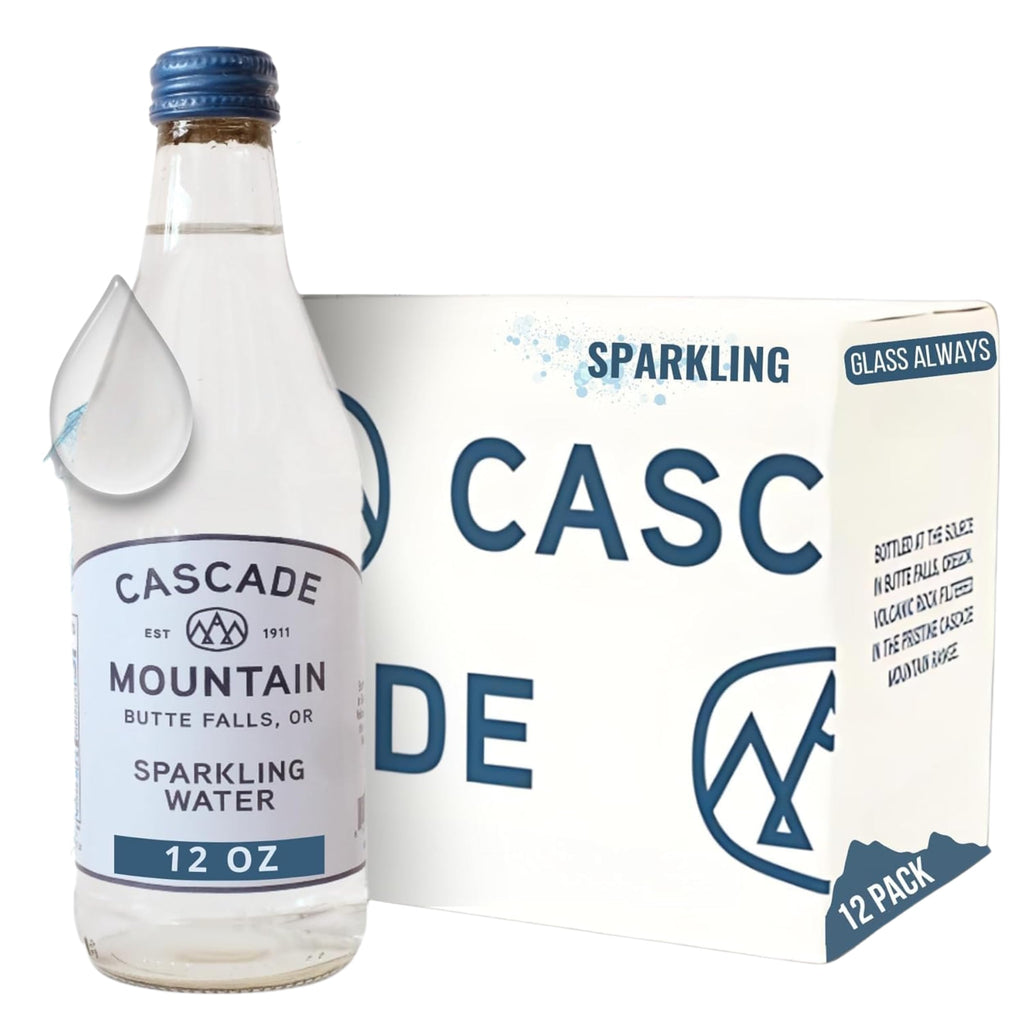 Sparkling Mineral Water in Glass Bottle 12oz 12 Pack P93845