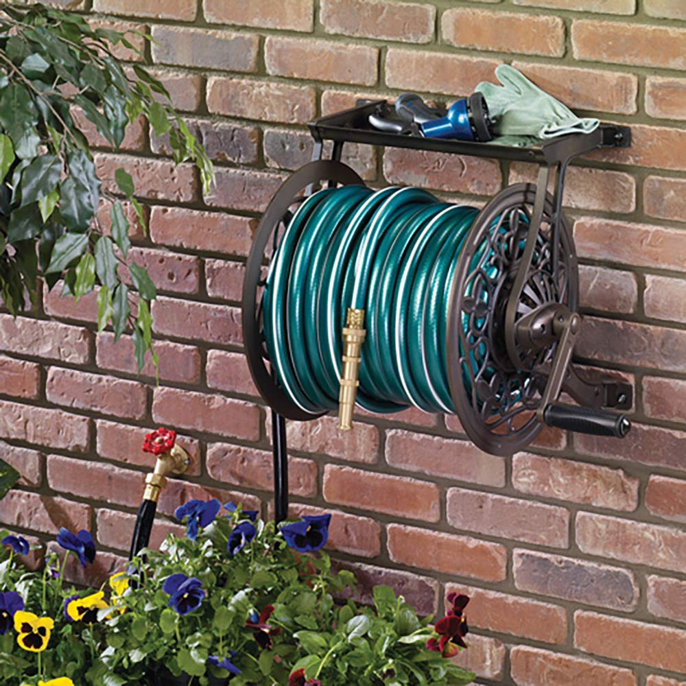 Brown Wall Mount Hose Reel L695