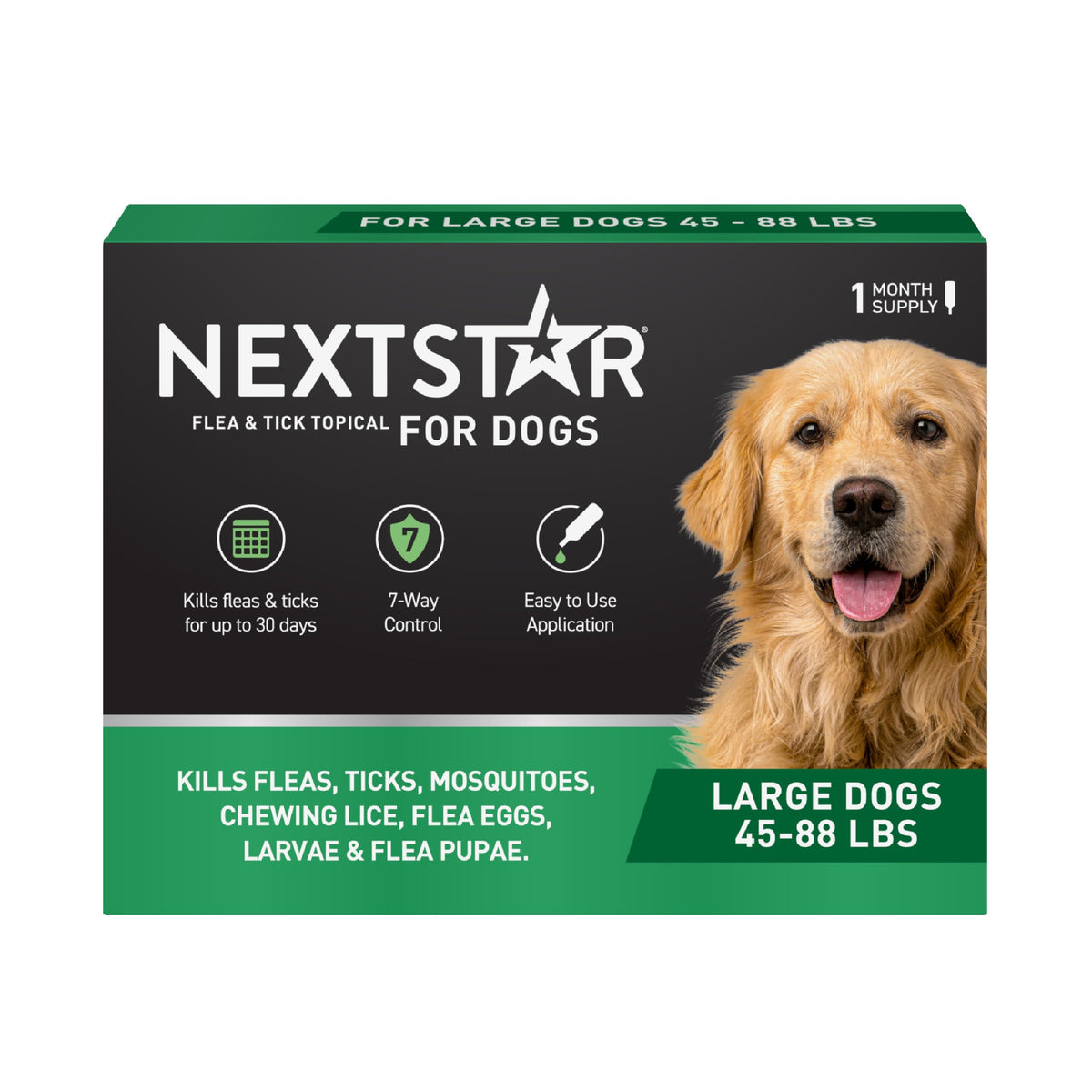 Flea & Tick Topical Dogs Large 1-Month H53240